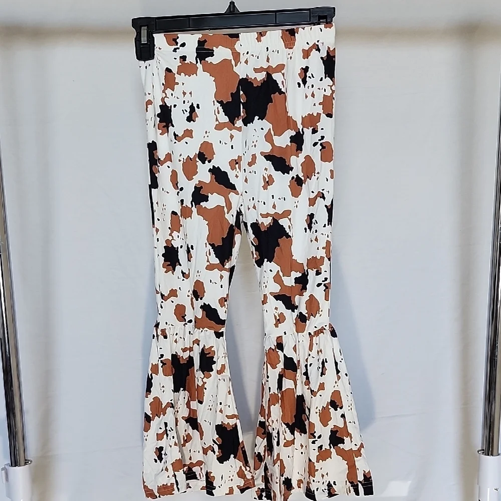 SHEIN White and Brown Kids Matching Set